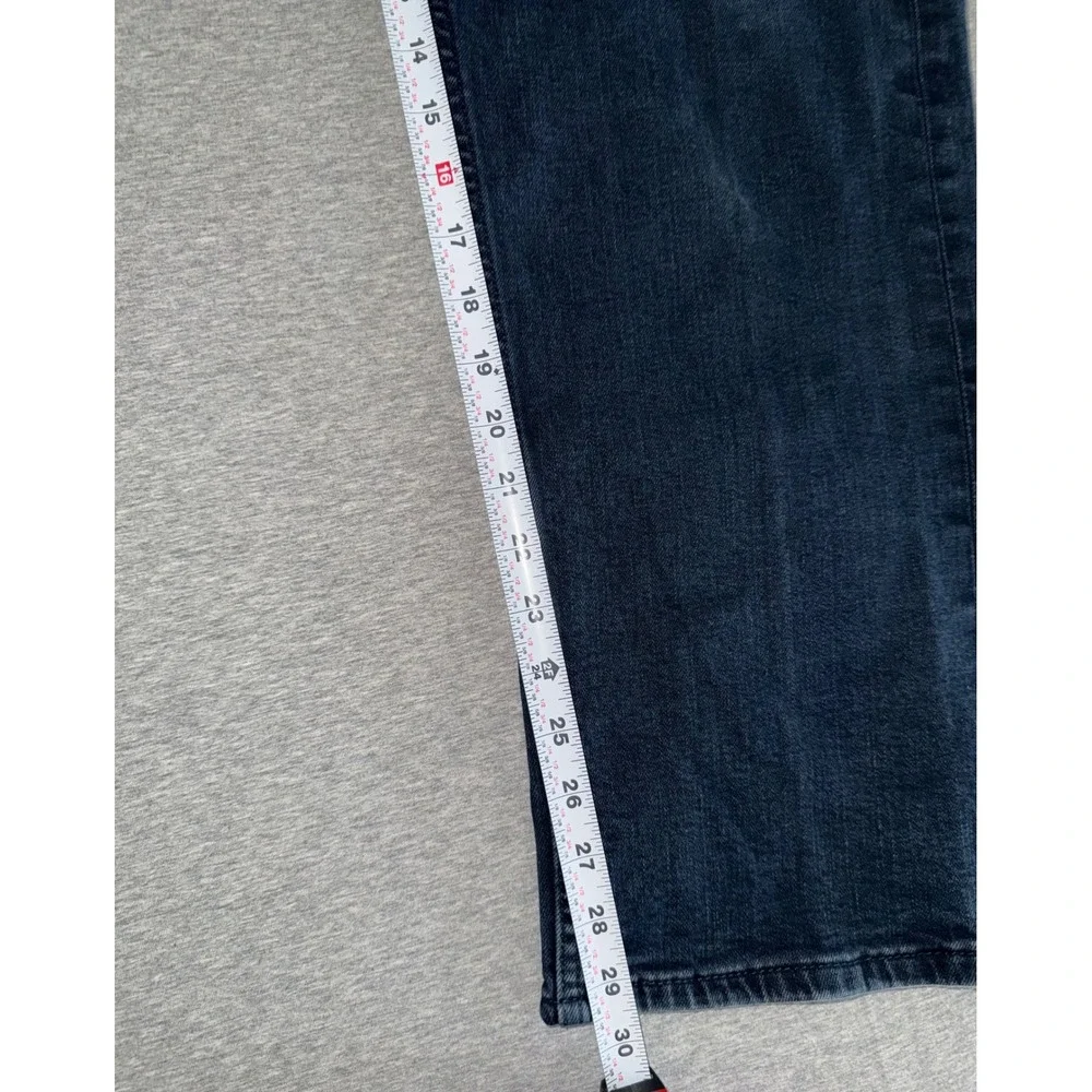 Levi's‎ Men Blue 42x30 505 Regular Fit Straight Leg Dark Wash Denim Jeans